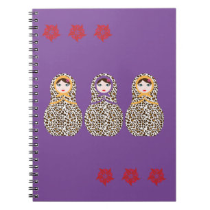 Carnet Cheetah Matryoshka