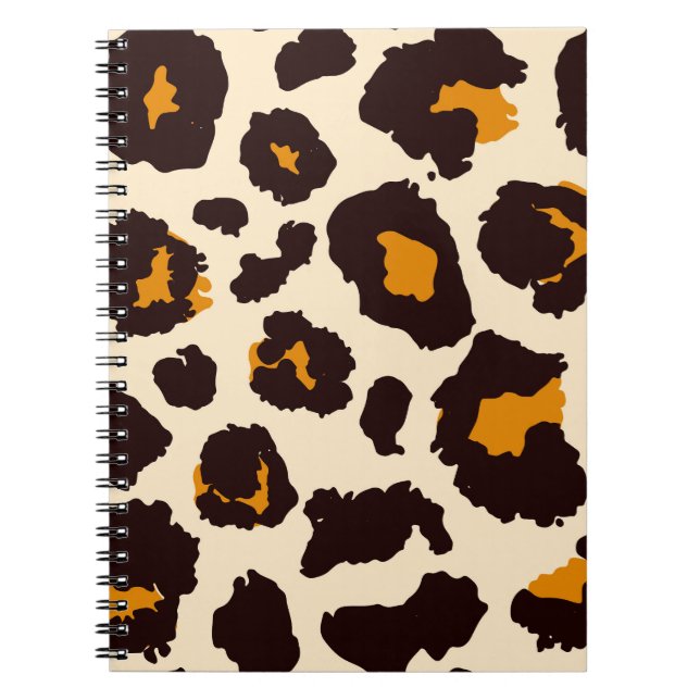 Carnet Cheetah Skin, Texture Poster de animal. (Devant)