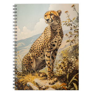 Carnet Cheetah vintage