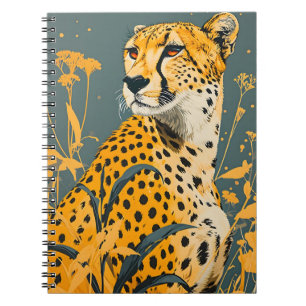 Carnet Cheetah vintage