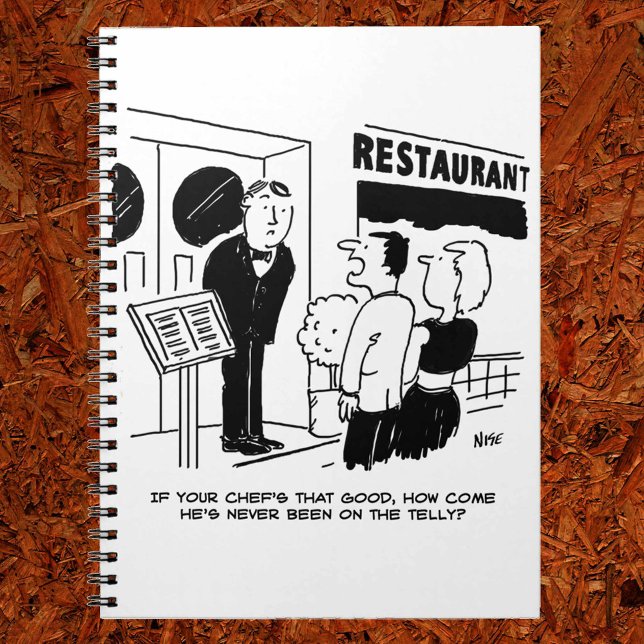Carnet Chef au restaurant Not Bein on Television Cartoon (Créateur téléchargé)