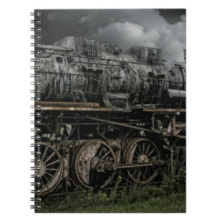 Carnet chemin de fer locomotif de rail de train de