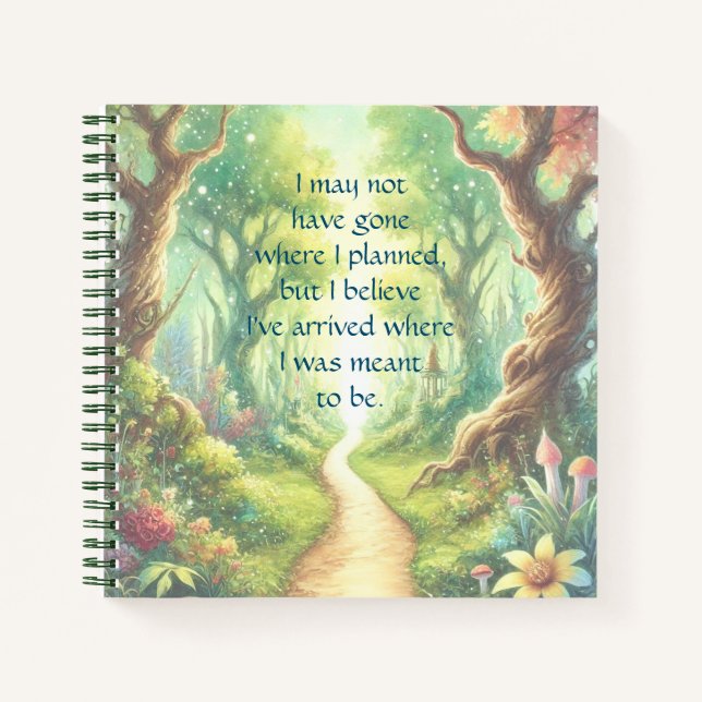 Carnet Chemin de la forêt et devis (Devant)