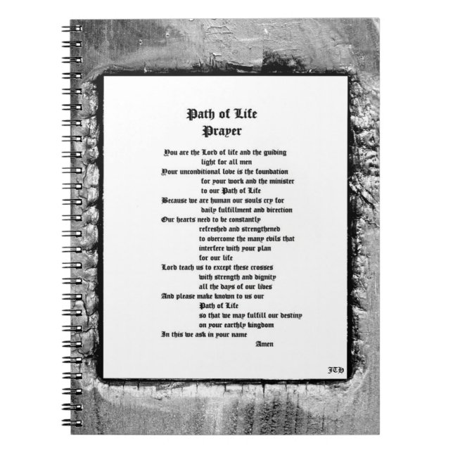 Carnet Chemin de la vie Prière (Devant)