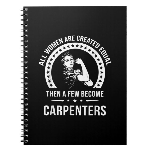 Carnet Chemise de charpentier pour femmes charpentier (Devant)