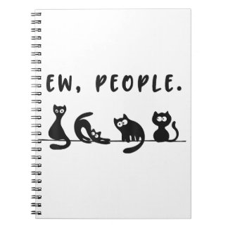 Carnet Chemise de chat noir drôles femmes nouvelles perso