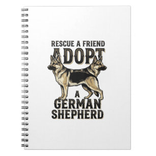 Carnet Chemise de sauvetage de chien de berger allemand v