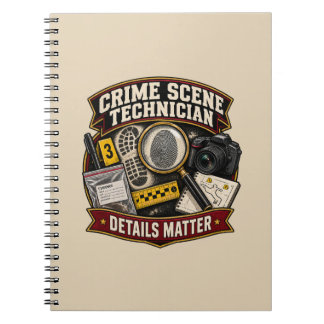 Carnet Chemise de technicien de scène de crime, preuve mé