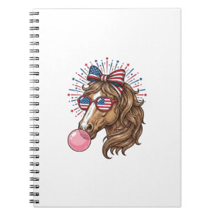 Carnet Chemise de vecteur de chewing-gum à bulles de chev