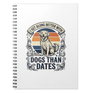 Carnet Chemise drôle pour amateur de chien Citation de gr