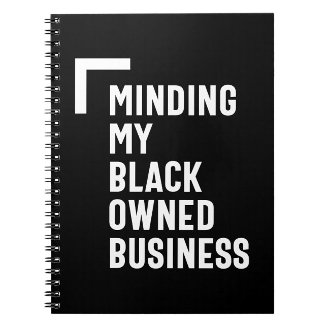 Carnet Chemise pour entreprise appartenant à des Noirs -  (Devant)
