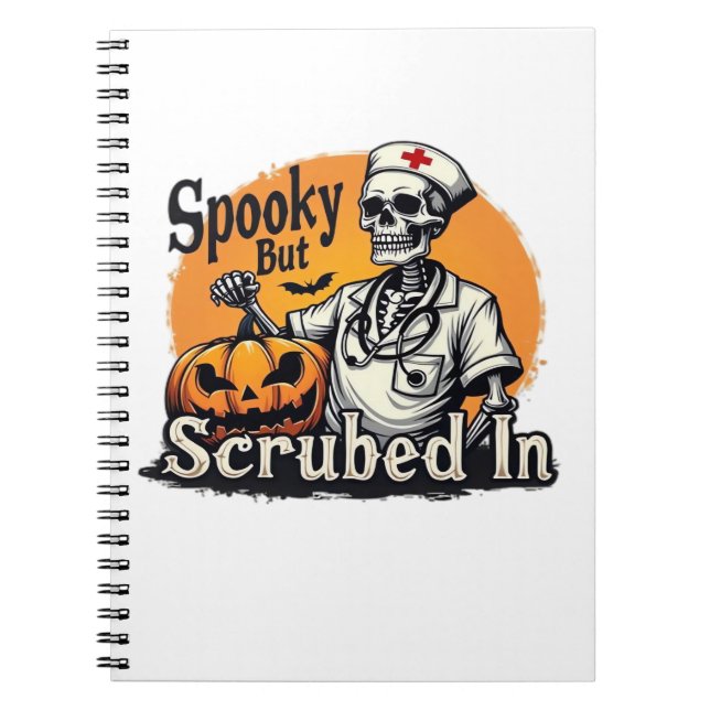 Carnet Chemise T-Shirt Halloween Nurse Design surdimensio (Devant)