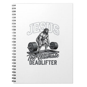 Carnet Chemise Vectorielle Vintage Jésus Ultimate Deadlif