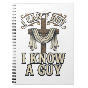 Carnet Chemise Vintage Christian Cross I Know a Guy