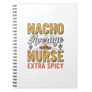 Carnet Chemise Vintage Nacho Average Nurse Extra Spicy De