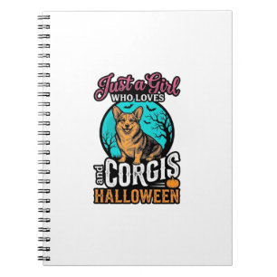 Carnet Chemises à gravure vintage Corgis et fille d'Hallo