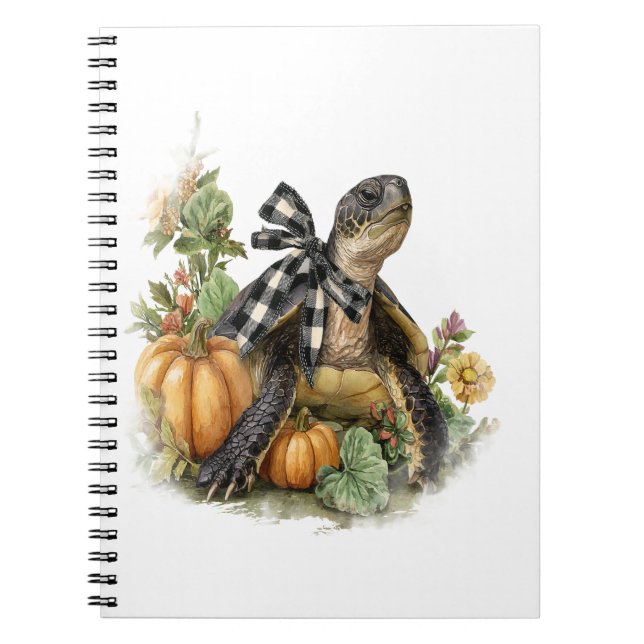 Carnet Chemises de mer Animaux Citrouille d'automne (Devant)