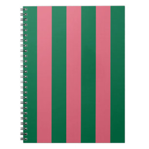 Carnet Chérie Picket Rose Vert Bande