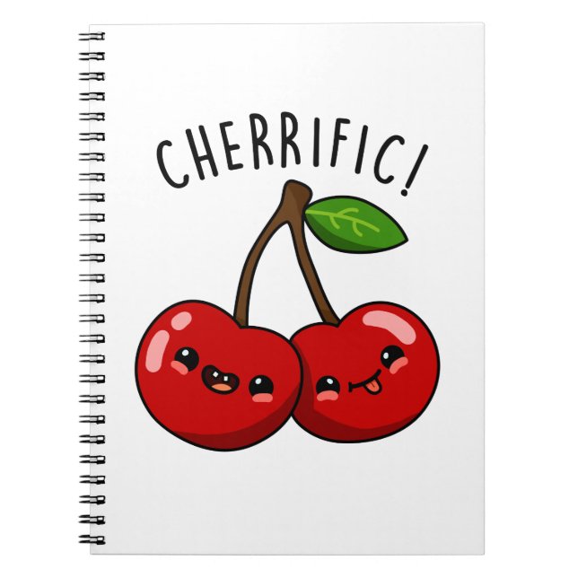 Carnet Cherrific Funny Red Cherry Pun (Devant)