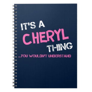 Carnet Chéryl chose que tu ne comprendrais pas