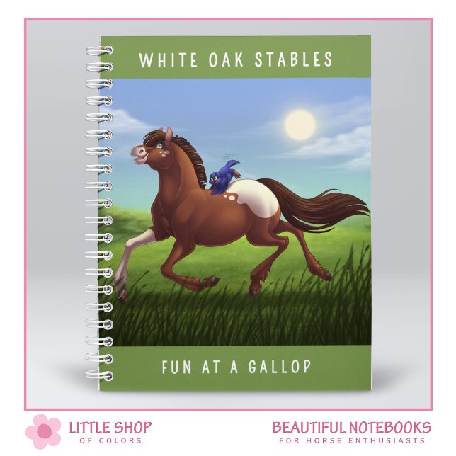Carnet Cheval Appaloosa Galloping Personnalisable (Créateur téléchargé)