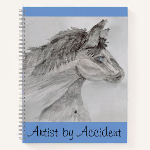 Carnet Cheval aux yeux bleus