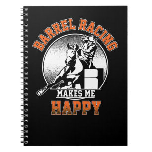 Carnet Cheval Barrel Racing Rodéo Horse Racer Équitation