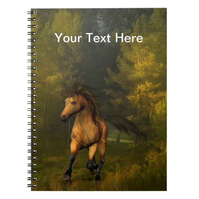 Carnet Cheval Buckskin (Devant)