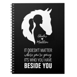Carnet Cheval citation cheval et fille cheval amoureux no