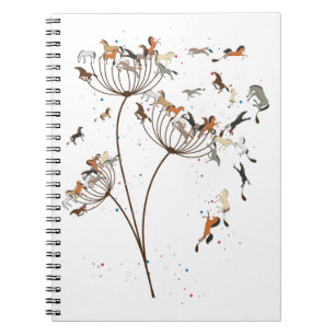 Carnet Cheval Dandelion Horsing Pour Cheval Lover