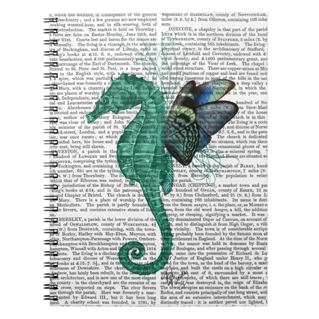 Carnet Cheval de mer ailé (Devant)