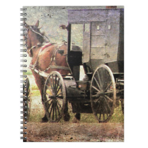 Carnet Cheval et boguet amish
