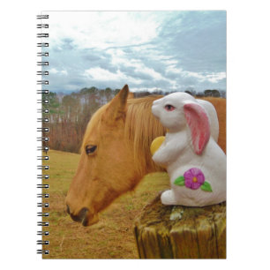 Carnet Cheval Jaune, Lapin De Printemps
