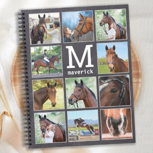 Carnet Cheval Lover Personnalisé Monogramme 11 Photo Coll