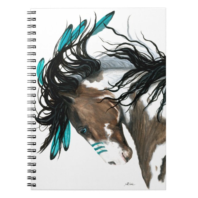 Carnet Cheval Majestic Pinto de Bihrle (Devant)