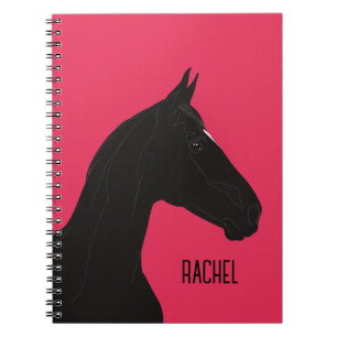 Carnet Cheval noir