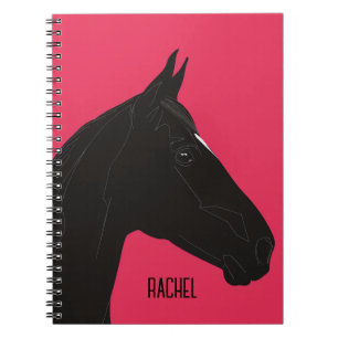 Carnet Cheval noir