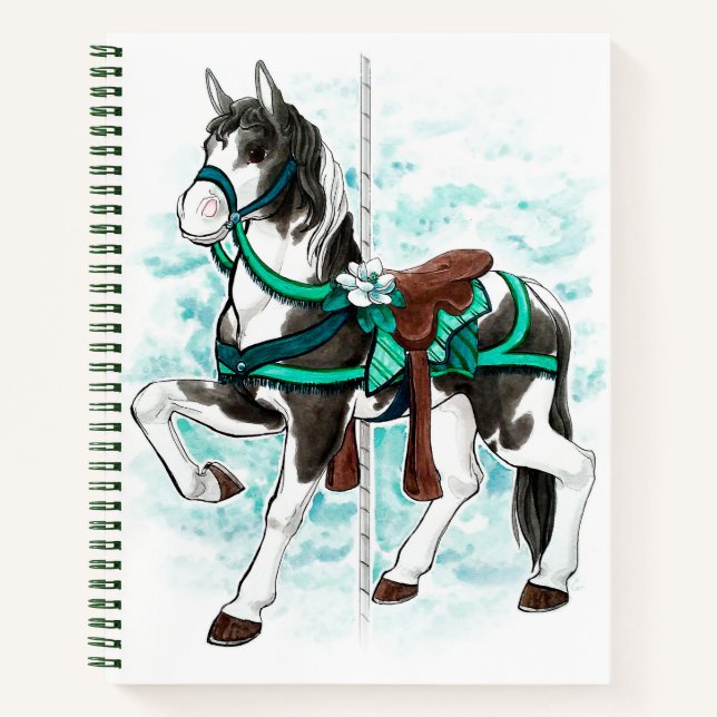 Carnet Cheval Paint Carousel (Devant)
