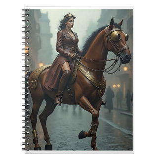 Carnet Cheval Steampunk avec Rider