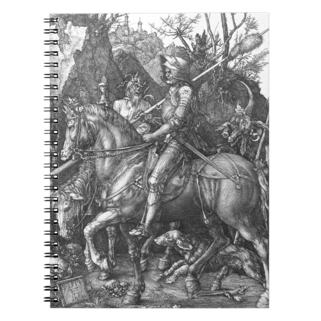 Carnet Chevalier, mort et le diable, 1513 (gravure) (Devant)