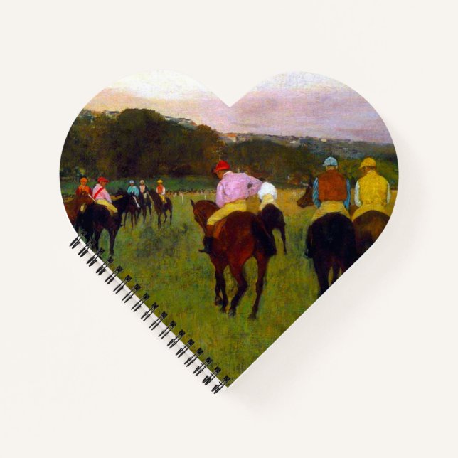 Carnet Chevaux de course Edgar Degas à Longchamp (Devant)