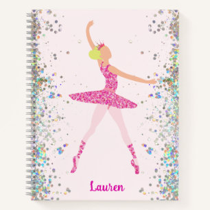 Carnet Cheveux clair Robe Parties scintillant rose Baller