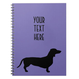Carnet Cheveux courts Dachshund - Silhouette 1