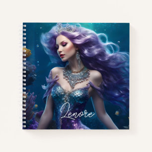 Carnet Cheveux mauve de sirène