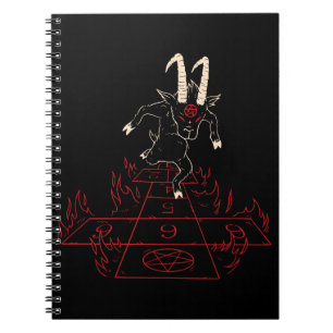 Carnet Chèvre Diabolique Cadeau de Halloween pour l'Amant