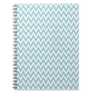 Carnet Chevron Bleu et Blanc
