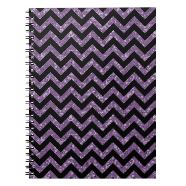 Carnet Chevron Parties scintillant Look (Devant)