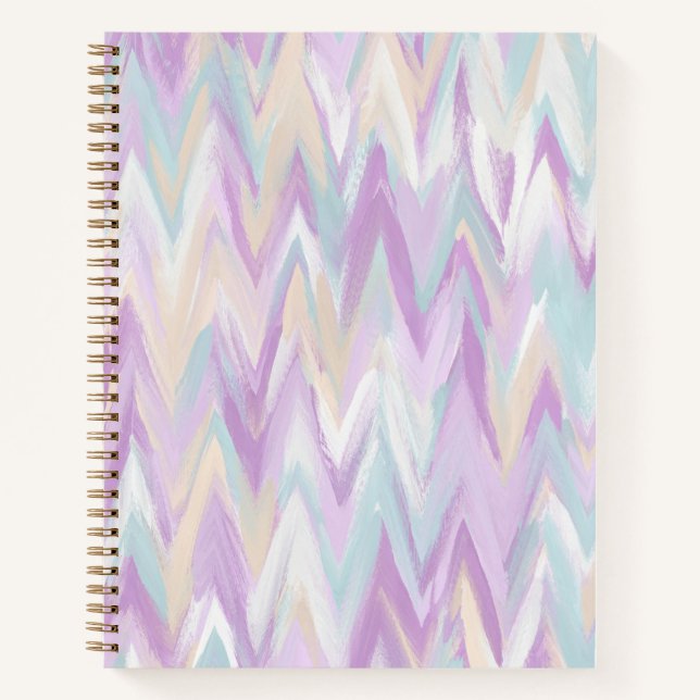 Carnet Chevrons Abstraits (Devant)
