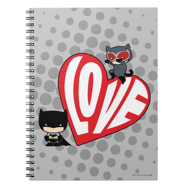 Carnet Chibi Catwoman rebondit sur Batman (Devant)