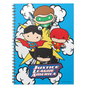 Carnet Chibi Justice League of America Explosion